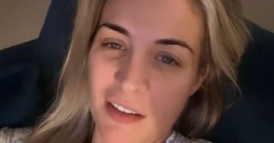 Gemma Atkinson says it's 'weird' as she snuggles up on her own to watch BBC Strictly and sends supportive message to Helen and Gorka