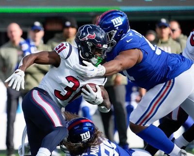 WATCH: Texans RB Dameon Pierce busts a 44-yard run against the Giants