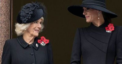 Kate Middleton's exchange with Camilla at Remembrance Sunday service
