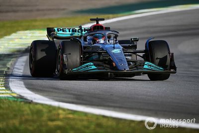 F1 Brazilian GP: Russell leads Mercedes 1-2 after Hamilton/Verstappen collide