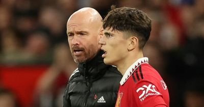 Erik ten Hag warned Alejandro Garnacho he's facing "danger" despite Man Utd heroics