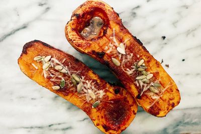 Spicy roasted squash, without fear