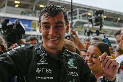 Emotional Russell pays tribute to family, team and Hamilton
