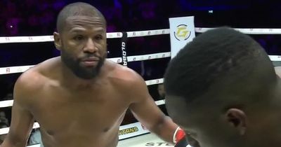 Floyd Mayweather taken six rounds by Deji before finally stopping YouTube star