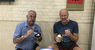 Egg coffee in Hanoi with a Cardiff Heights couple