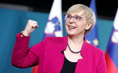 Slovenia elects its first female president