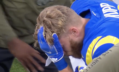 Fans were livid with Rams backup John Wolford after his overthrow led to Cooper Kupp’s injury