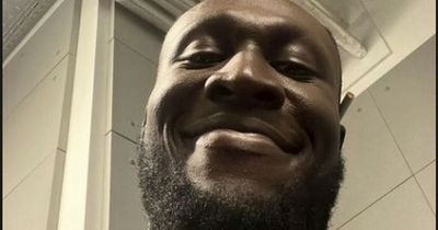 Stormzy gushes he's 'so happy' after succeeding in Taylor Swift selfie hunt at MTV EMAs