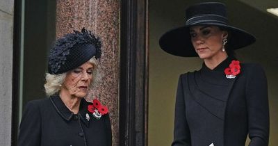 Princess of Wales Kate comforted Queen Consort Camilla during remembrance event