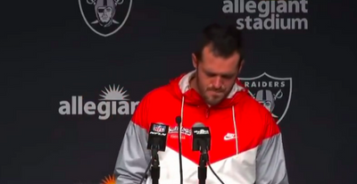 Derek Carr choked back tears talking about how difficult the Raiders 2-7 start has been