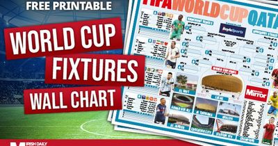 Download your free printable World Cup 22 Wall Chart now