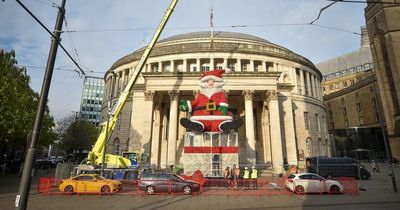 'The big man has landed': Santa is back in St Peter's Square for Christmas