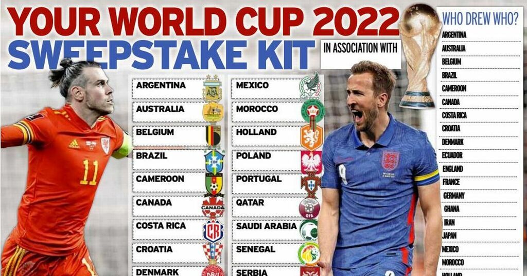 World Cup 2022 sweepstake kit: Free printable PDF with…