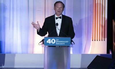 Ultra-conservative gala welcomes supreme court justices who ended Roe v Wade