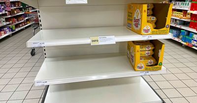 Egg shortages as Lidl ration cartons as supermarkets sell out and Wetherspoon changes menu