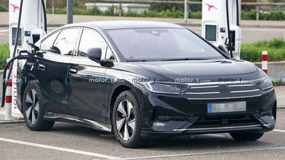 Volkswagen Aero B Spied Charging, Photos Reveal Interior