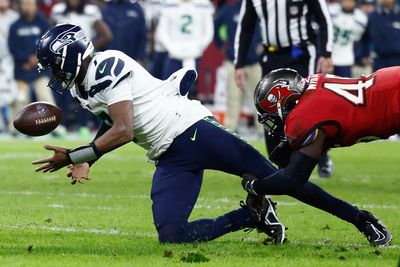 Geno Smith and Pete Carroll have different takes on critical red zone fumble