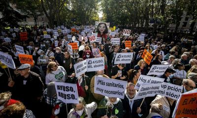 Rightwing Madrid government rejects huge healthcare protest as a ‘failure’
