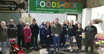 West Belfast foodbank hails support of local walking group as drive continues to ensure children can enjoy Christmas