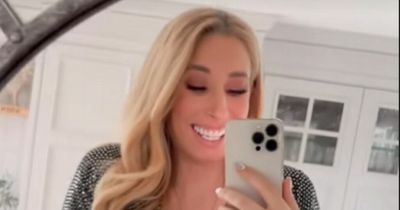 Stacey Solomon 'never been so proud' as she risks trouble in dazzling thigh-high dress
