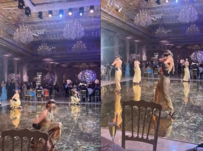 Tiffany Trump sparks confusion with blindfolded dancers at her wedding: ‘What the f*** is going on?’