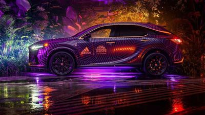 Lexus And Adidas Partner On Custom RX 500h Inspired By Black Panther