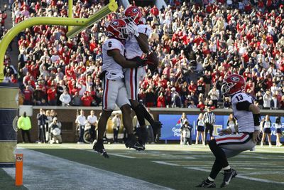 Georgia Tech at Georgia kickoff time, TV set