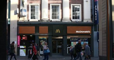 Shirtless thug threatened doorman with knife after being refused entry into Newcastle McDonald's