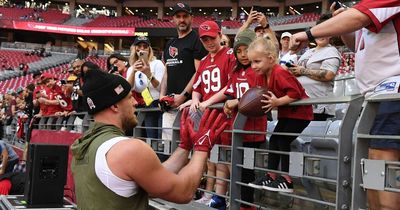 NFL star JJ Watt pays off fan's bet after controversial play call costs punter a fortune