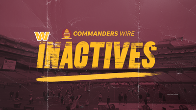 Commanders inactives for Week 10 vs. Eagles