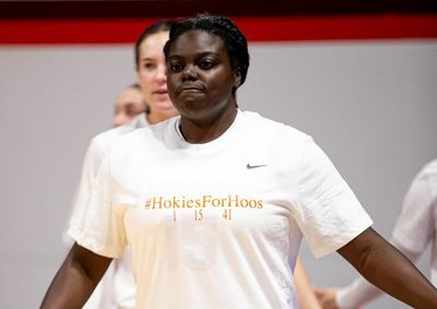 Virginia Tech women’s basketball team supports UVA, honors shooting victims with custom warm-up shirts