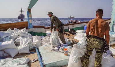 U.S. Navy intercepts 'massive' shipment of explosive material in Gulf of Oman
