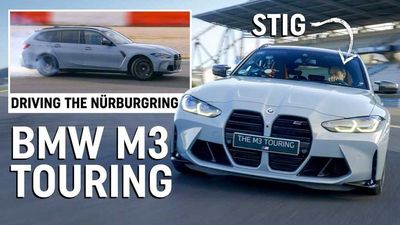 See The Stig Have Fun In The BMW M3 Touring On The Nurburgring