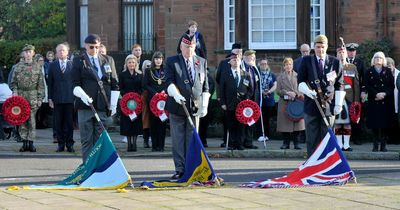 Dumfries and Galloway falls silent to pay tribute to the fallen on Remembrance Sunday