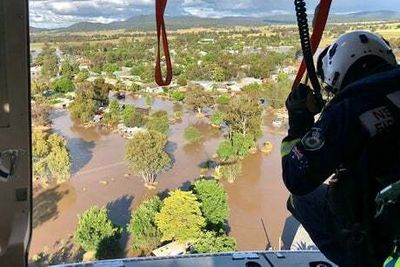 Australia floods: Hundreds rescued by helicopter in New South Wales after extreme rainfall