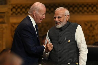 India's Modi meets Biden at G20 summit, shakes hands with China's Xi
