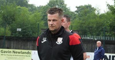 Neilston co-boss Chris Cameron 'disappointed' with Burgh conduct after derby defeat