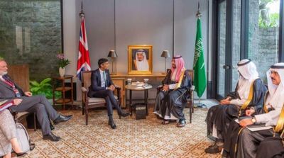 Crown Prince Meets with UK PM on Sidelines of G20 Summit