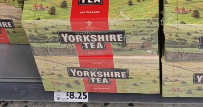 Shoppers slam Morrisons for 'stupidly expensive' Yorkshire Tea selling for £8.25