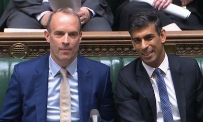 Sunak urges officials with concerns about Raab to come forward