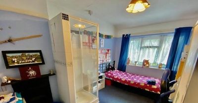 House on sale for £175,000 - but it has shower in the middle of BEDROOM