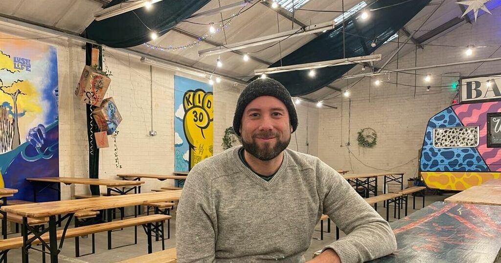 Giant screen at World Cup fanzone in Nottingham