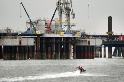 Germany's 1st LNG terminal takes shape at North Sea port