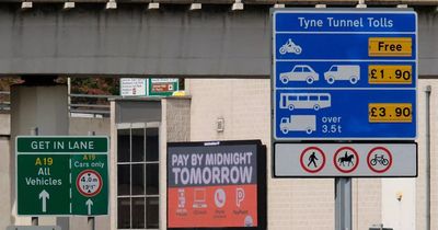 Tyne Tunnel toll will rise by up to 50p in 2023 as councillors warned of 'astonishing' energy bills