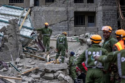 Building under construction collapses in Kenya's capital