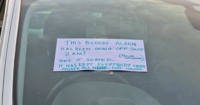 Raging Edinburgh resident leaves scathing note on car after neighbours kept awake