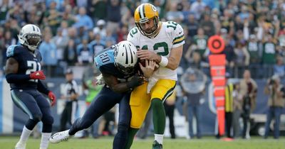 Aaron Rodgers was pulled away from opposition players after on-field brawl