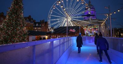 Inside Nottingham's huge new Winter Wonderland aerial ice rink