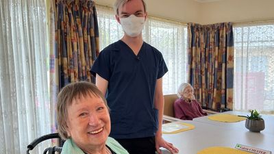 Medical students working in aged care get to know residents as human beings