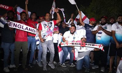 ‘It’s coming home’: Indian expats welcome England to team hotel in Qatar